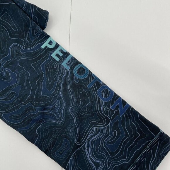 Peloton x With Leggings XS Womens Blue Reversible Logo Casual Activewear Active - Picture 8 of 12